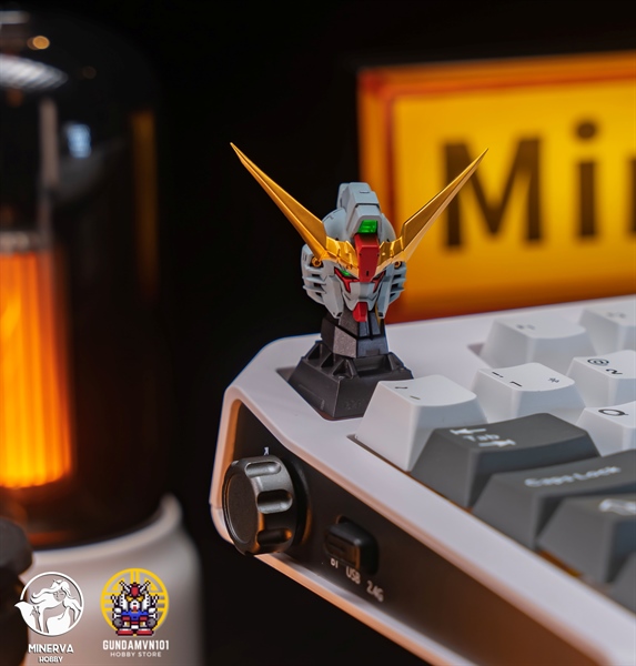 MÔ HÌNH MINERVA 1/100 FATE DESTINY HEAD (MG 8828 MC METAL BUILD) đầu thay thế lắp ráp keycap gundam bàn phím cơ - Ảnh 3