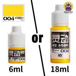 [LẺ] SƠN CAO CẤP RAY STUDIO QUICK IDEA MODEL ACRYLIC COLORS PHA SẴN GỐC NƯỚC - tô cọ gundam figure anime