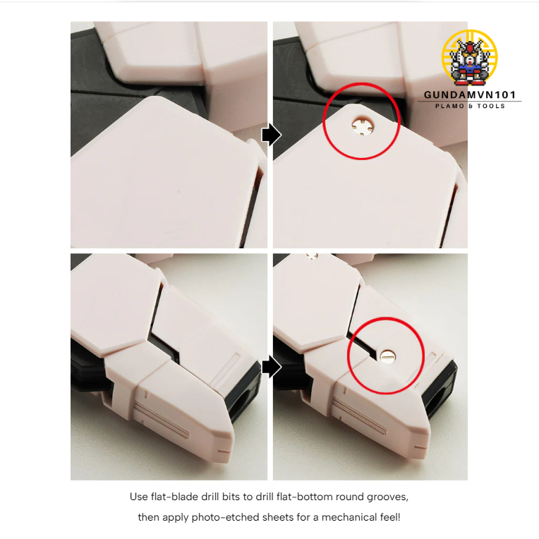 PHỤ KIỆN MÔ HÌNH CAO CẤP RAY STUDIO PHOTO-ETCHED SHEET - Chi tiết kim loại metal parts không gỉ custom mod gundam - Ảnh 3