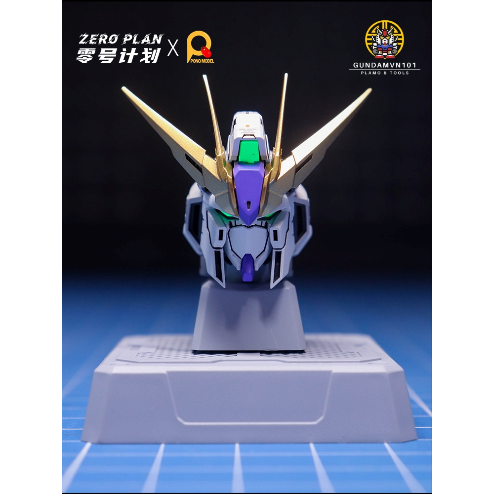 MÔ HÌNH ZERO PLAN 1/100 HI-NU HEAD (MG / V-TIGER / SKY DEFENDER) - đầu thay thế lắp ráp keycap hi nu gundam bàn phím cơ - Ảnh 4