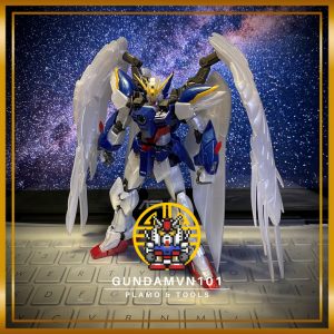 MÔ HÌNH GUNDAM 2ND P-BANDAI RG 1/144 WING ZERO EW PEARL GLOSS (ĐỌC KỸ MÔ TẢ) - Mô hình nhựa Gunpla đã lắp ráp