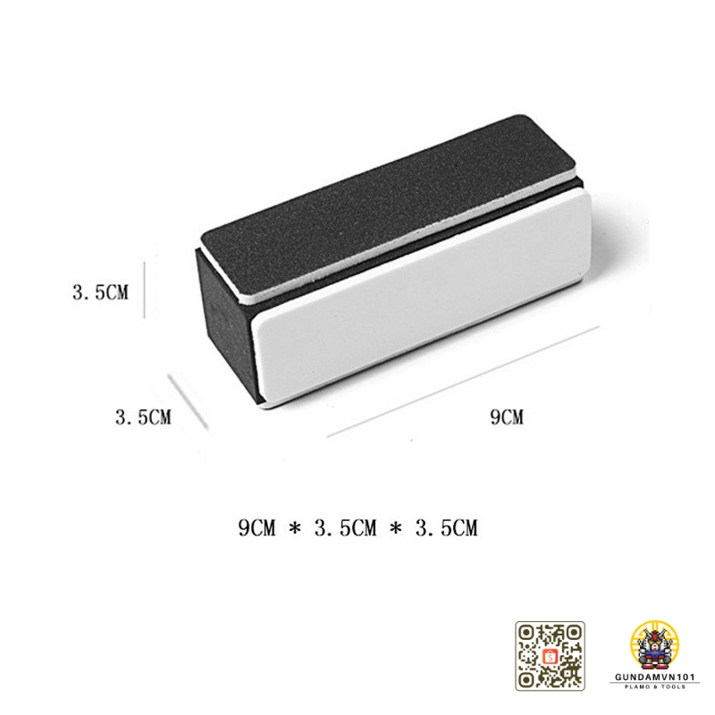 CỤC CHÀ NHÁM 4 MẶT OPI - Phào dũa bốn mặt nhám lắp ráp mô hình dũa chà đánh bóng móng làm nail - Ảnh 2