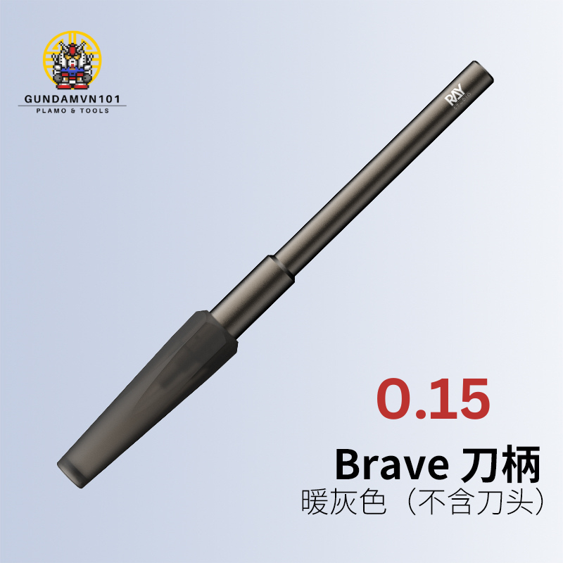 CHISEL CAO CẤP RAY STUDIO BRAVE CÁN KIM LOẠI - Dụng cụ dao kẻ khắc tạo lằn chìm mô hình gundam
