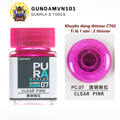 SƠN JUMPWIND MÀU TRONG SUỐT PURA ULTIMATE CLEAR COLOR GỐC LACQUER - airbrush mô hình gundam figure anime