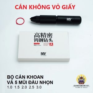 KHOAN TAY MINI CAO CẤP RAY STUDIO HATCH HAND DRILL - Dụng cụ mô hình quân sự nhựa thủ công resin doll gundam gunpla