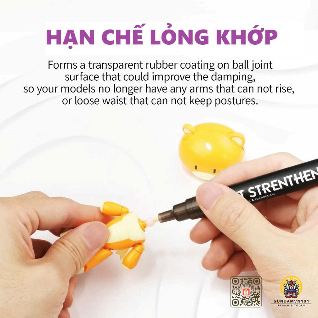 BÚT DSPIAE FIX KHỚP LỎNG MODEL JOINT STRENGTHENING PEN - làm dày khớp mô hình lắp ráp gundam gunpla shf figure hottoys - Ảnh 3