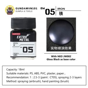 SƠN JUMPWIND MÀU KIM LOẠI METALLIC EXTRA METAL GỐC LACQUER - airbrush mô hình gundam figure warhammer