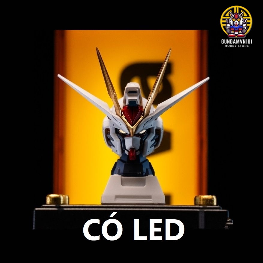 MÔ HÌNH MINERVA 1/100 MIGHTY STRIKE FREEDOM HEAD (MG 8802 MC METAL BUILD) đầu thay thế lắp ráp keycap gundam bàn phím cơ