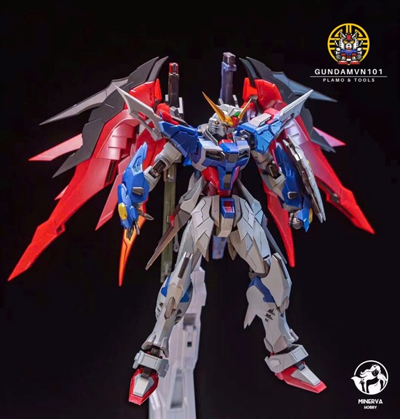 MÔ HÌNH MINERVA 1/100 FATE DESTINY HEAD (MG 8828 MC METAL BUILD) đầu thay thế lắp ráp keycap gundam bàn phím cơ - Ảnh 6