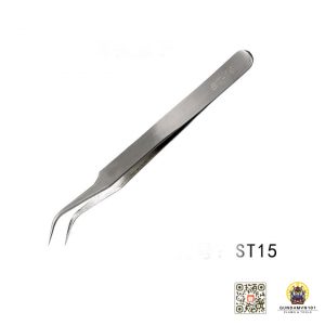 NHÍP KIM LOẠI ĐẦU CONG / THẲNG CHÍNH XÁC CAO - gắp linh kiện mụn dán decal mô hình gundam nhặt yến gắn mi nail