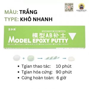 SNDME KEO ĐẤT SÉT MODEL EPOXY PUTTY AB TỰ KHÔ - Đất nặn trám lỗ xước tạo hình chi tiết mô hình gundam gunpla bjd doll