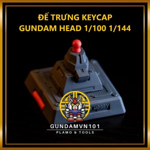 KEYCAP GẮN HEAD GUNDAM KÈM ĐẾ TRƯNG TORNADO HOBBY - lắp ráp keycap gundam bàn phím cơ