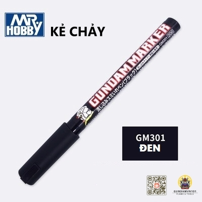 MR.HOBBY BÚT KẺ LẰN CHÌM GUNDAM MARKER ĐEN XÁM NÂU GM01 GM301 - Kẻ chảy panel line mô hình lắp ráp gundam gunpla figure